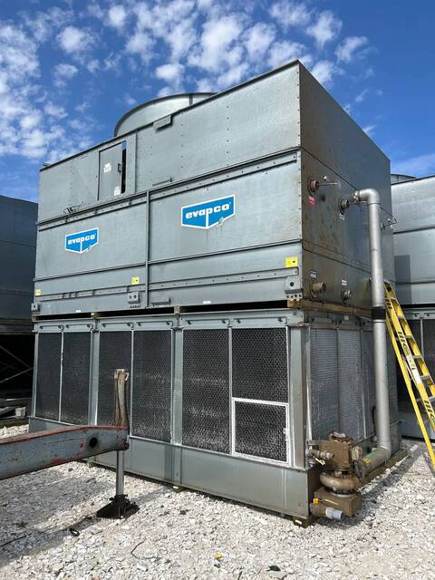892 Ton, Evapco #ATC-1784E-1G, Evaporative Condenser, 400 psig, 136,700 CFM, R-717, 120.5 cu.ft. coil, 7.5 HP - Image 3
