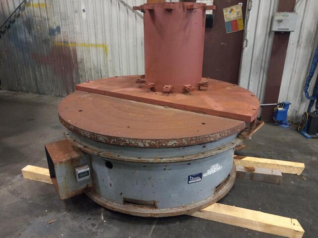 50 Ton Rotary Welding Table, 72" diameter, 2-3/8"thick top - Image 1