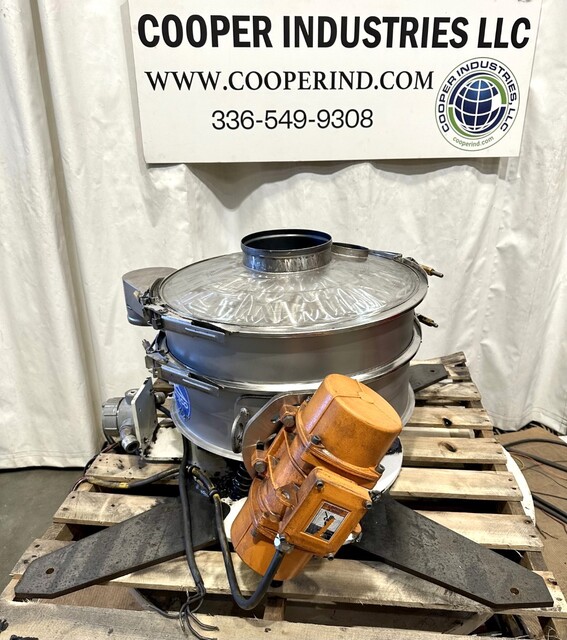 24" SWECO #LP24S64WC, low profile screener, 5" H decks, 6" diameter out, 8" diameter in, 4" diameter dust - Image 4