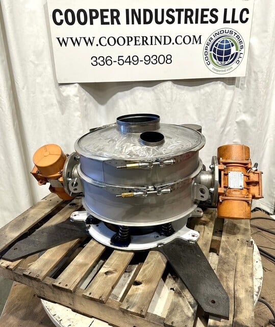 24" SWECO #LP24S64WC, low profile screener, 5" H decks, 6" diameter out, 8" diameter in, 4" diameter dust - Image 5