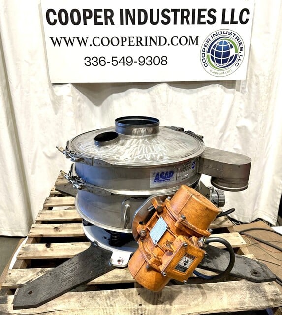 24" SWECO #LP24S64WC, low profile screener, 5" H decks, 6" diameter out, 8" diameter in, 4" diameter dust - Image 6