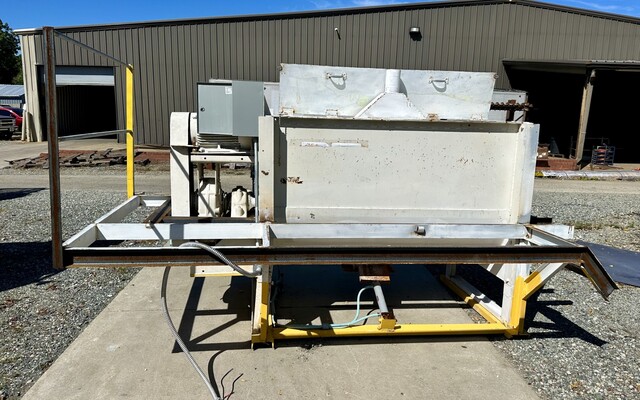 45 cu.ft. Marion #4020, Paddle Blender Batch Mixer, Carbon Steel, 20 HP w/ gear reducer, 10.5" x 10.5" center - Image 2