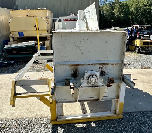 45 cu.ft. Marion #4020, Paddle Blender Batch Mixer, Carbon Steel, 20 HP w/ gear reducer, 10.5" x 10.5" center - Image 3