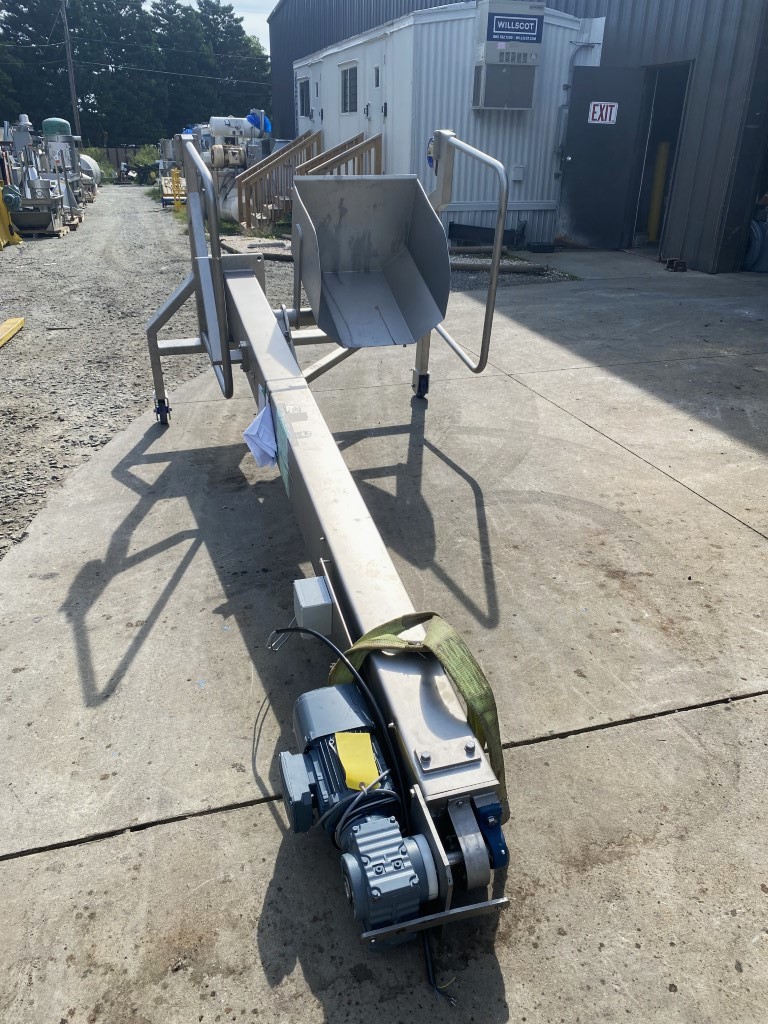 770 lb. Frontmatec #27000, portable container dumper, Stainless Steel, 460 V, 9' dump height, 108" dump, - Image 8