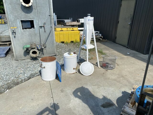 388 CFM, Eurovac #SYS-030-301, industrial central vacuum system, 10 HP, 18" diameter cyclone separator, 10" - Image 6