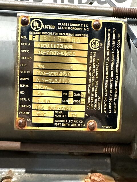 Cincinnati Fan #PB-9, Blower, cast aluminum, 4.5" diameter Inlet, 4" diameter Outlet, 0 HP, 3450 RPM - Image 3