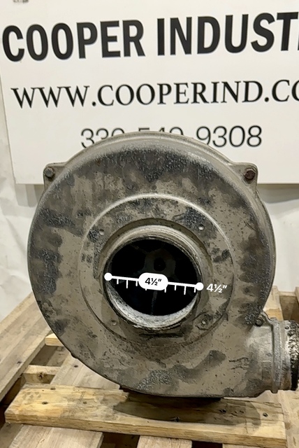 Cincinnati Fan #PB-9, Blower, cast aluminum, 4.5" diameter Inlet, 4" diameter Outlet, 0 HP, 3450 RPM - Image 6