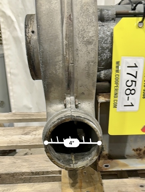 Cincinnati Fan #PB-9, Blower, cast aluminum, 4.5" diameter Inlet, 4" diameter Outlet, 0 HP, 3450 RPM - Image 7