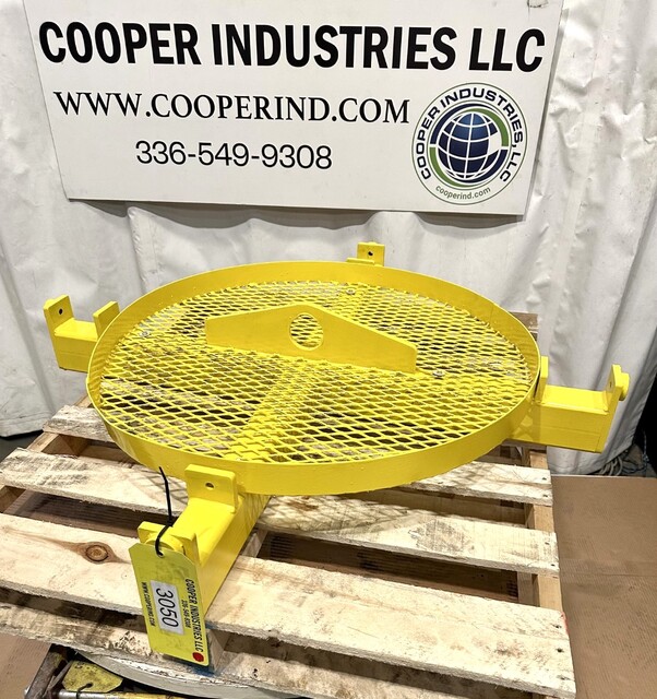 Bulk Bag Lifting Device, carbon steel, 47" x 47" Size, 4.5" L Loop Pockets, 3" Tube Steel - Image 1
