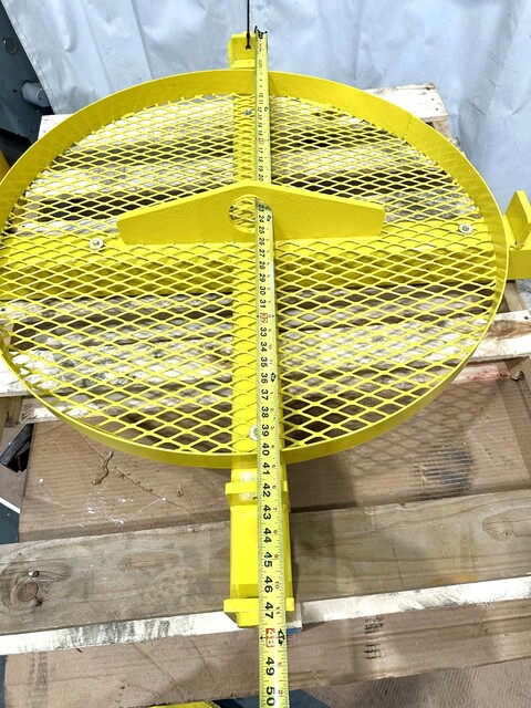 Bulk Bag Lifting Device, carbon steel, 47" x 47" Size, 4.5" L Loop Pockets, 3" Tube Steel - Image 4