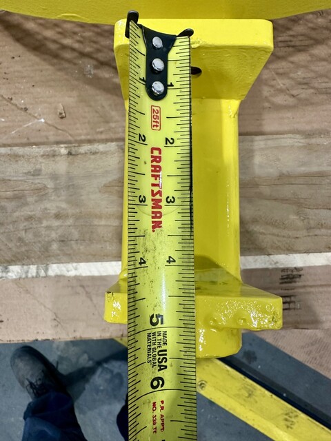 Bulk Bag Lifting Device, carbon steel, 47" x 47" Size, 4.5" L Loop Pockets, 3" Tube Steel - Image 5