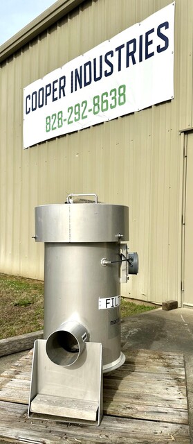Schenck Process, Blower Inline Cartridge Filter, Stainless Steel, 5.5" diameter Inlet/Outlet, w/Transition - Image 4