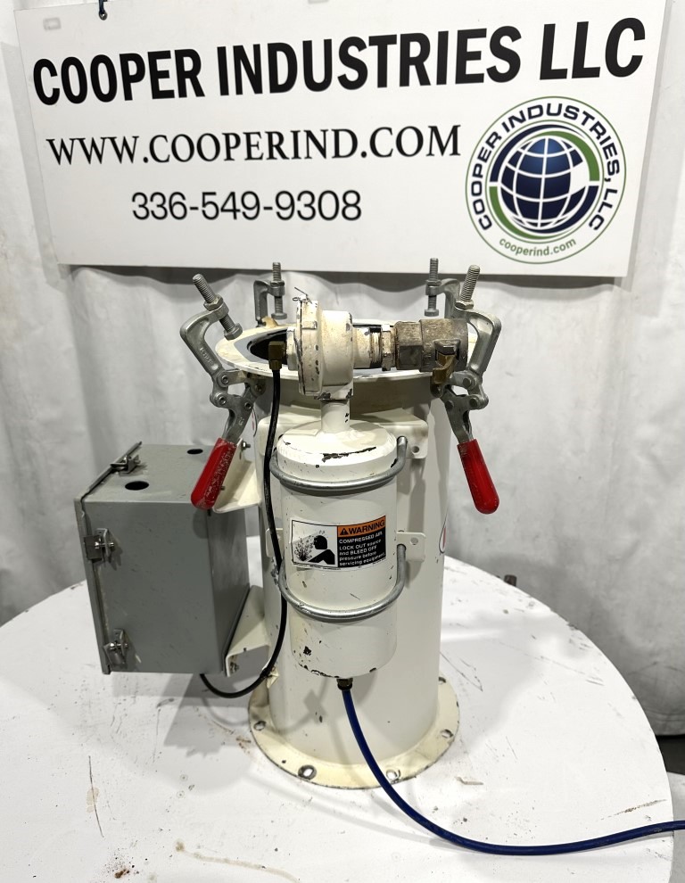 MAC, Small Pulse Jet Dust Collector, carbon steel, Parts Only, 10" diameter X 22" tall - Image 3