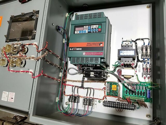1 HP Allen-Bradley #GP-2000, Variable Speed Drive, Mounted on 24" x 36" Portable Cart, 2.1 kVA, 5.3 Amps, 230 - Image 6