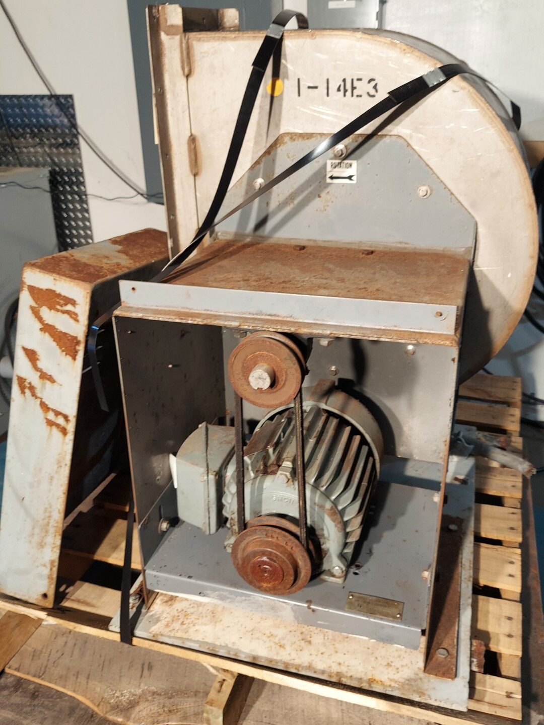 American Fan Co. #SM-BI-12, Fan, backward inclined wheel, 13" diameter Inlet, 9.5" width x 13" H Outlet, 1 - Image 3