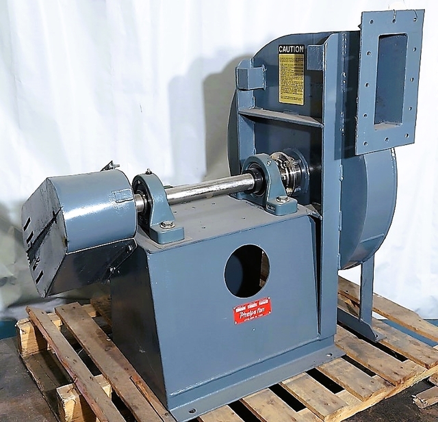 Phelps #PB-21X.42, Centrifugal Pressure Blower, 7.5" diameter Inlet, 4" x 9.375" Outlet, 10 HP, 1770 RPM - Image 2