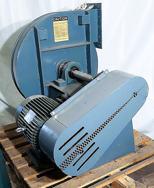 Phelps #PB-21X.42, Centrifugal Pressure Blower, 7.5" diameter Inlet, 4" x 9.375" Outlet, 10 HP, 1770 RPM - Image 3