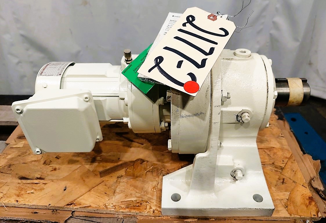 .2 HP @ .847 RPM, Sumitomo, Gear Drive w/Motor, 2065.00 :1 Ratio, 0.25 HP & 230/460 V Motor, 2017 - Image 2