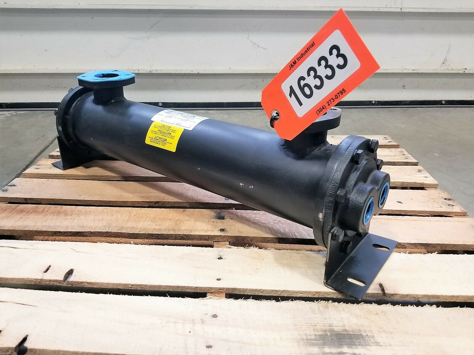 500 psig shell, 150 psi tubes, Thermal Transfer Products, Shell & Tube Heat Exchanger, 2-Pass, 5" diameter x - Image 3