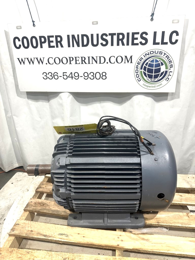 25 HP 885 RPM Westinghouse, Electric Motor, Frame 326T, 3 Phase, 60 Hz, 65/32.5 Amps, 230/460 V - Image 2