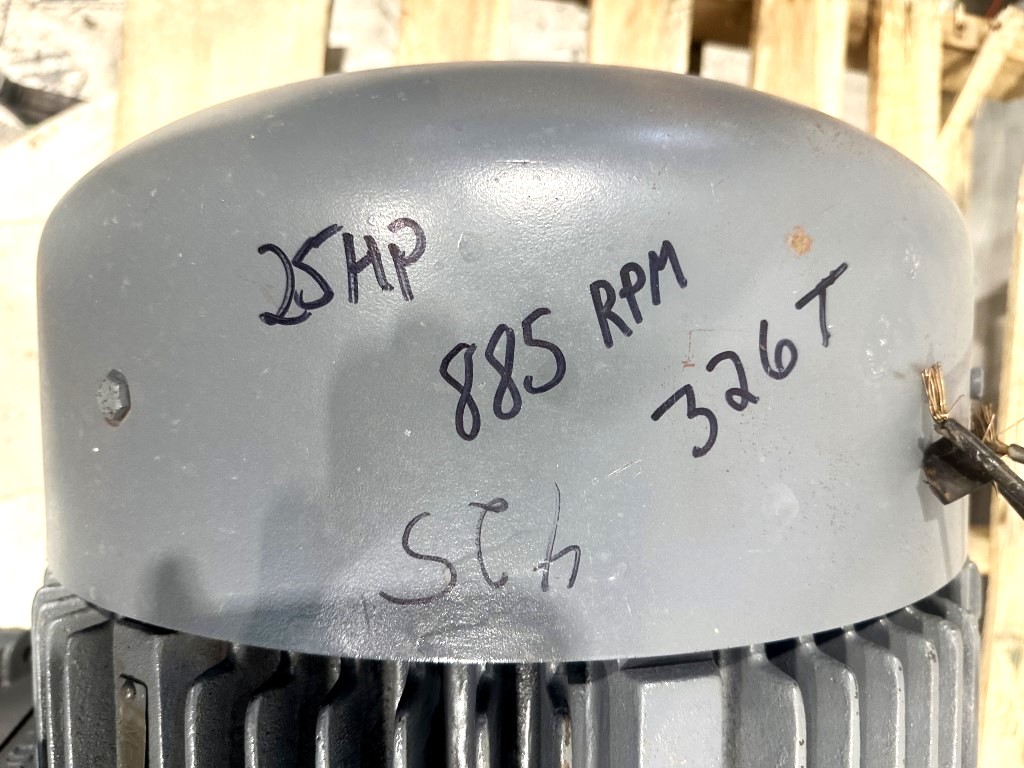 25 HP 885 RPM Westinghouse, Electric Motor, Frame 326T, 3 Phase, 60 Hz, 65/32.5 Amps, 230/460 V - Image 6