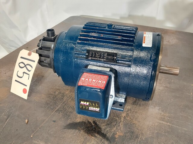 5 HP 1765 RPM RPM, Black Max, Inverter Duty Motor, 3 Phase, 60 Hz, 230/460 V - Image 2