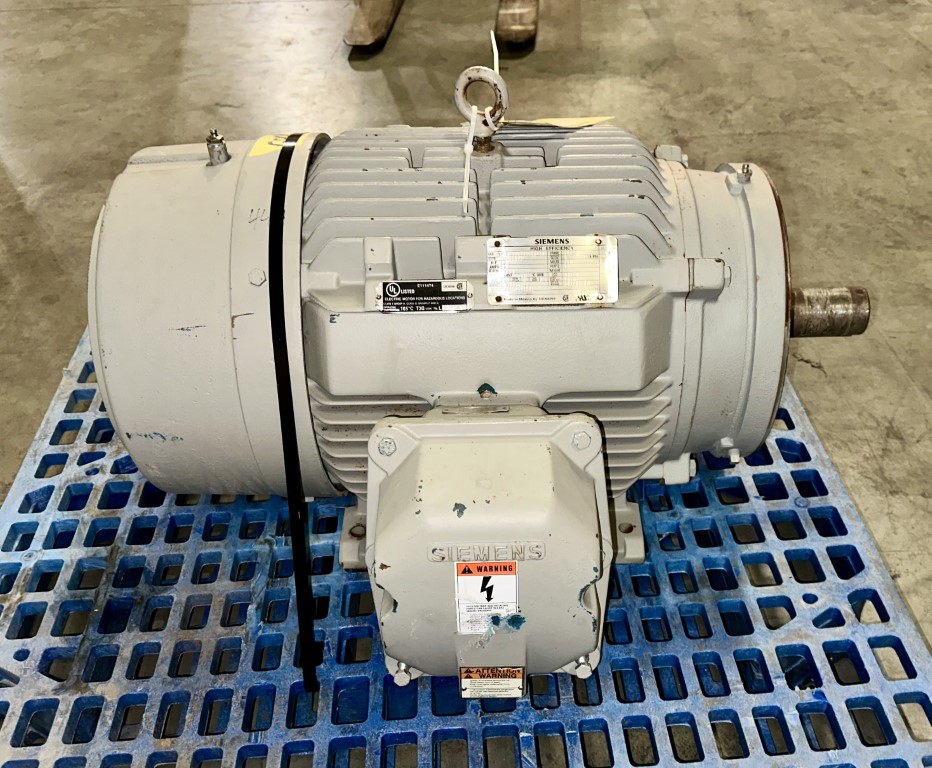 40 HP 1770 RPM Siemens, Electric Motor, Frame 324TC, 3 Phase, 60 Hz, 47 Amps, 460 V - Image 1