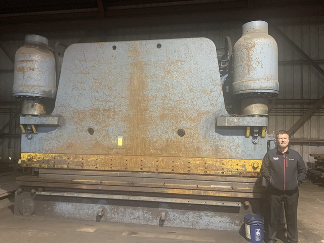 1000 Ton, Pacific #K1000, Hydraulic Press Brake, 16' overall, rebuilt in progress 4/17/25 - Image 1