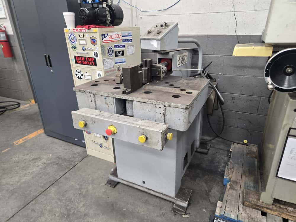 11 Ton, Bentec #BT-1000, Hydraulic Press, 12" stroke, V-block, die table, w/ dies, 2007 - Image 3