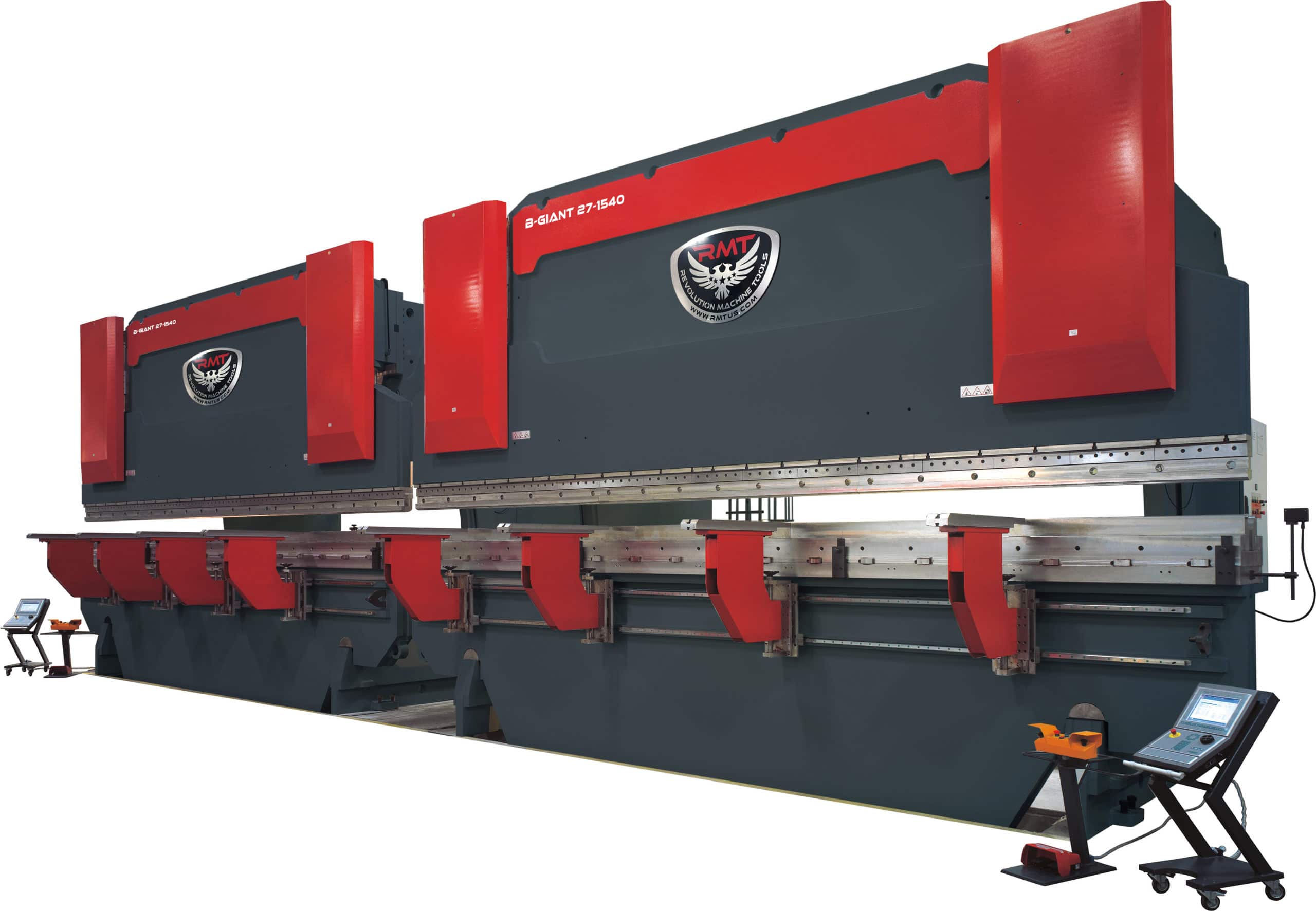 660 -20k Ton, RMT #B-GIANT Series, cnc press brake, 7-14+ axis, 10'-40' bending length - Image 1