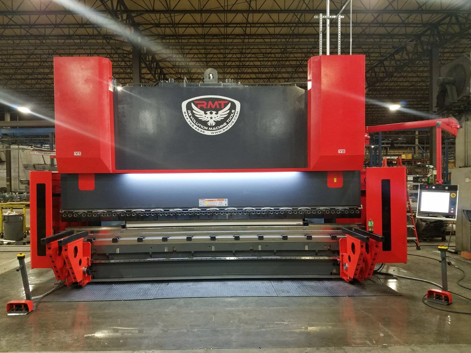 660 -20k Ton, RMT #B-GIANT Series, cnc press brake, 7-14+ axis, 10'-40' bending length - Image 2