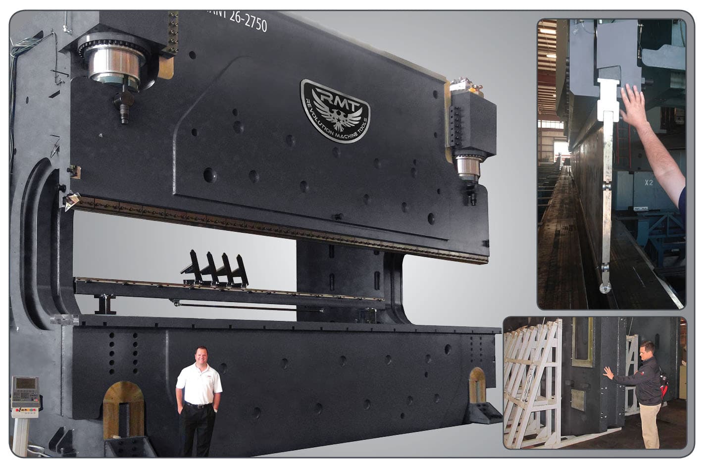 660 -20k Ton, RMT #B-GIANT Series, cnc press brake, 7-14+ axis, 10'-40' bending length - Image 6
