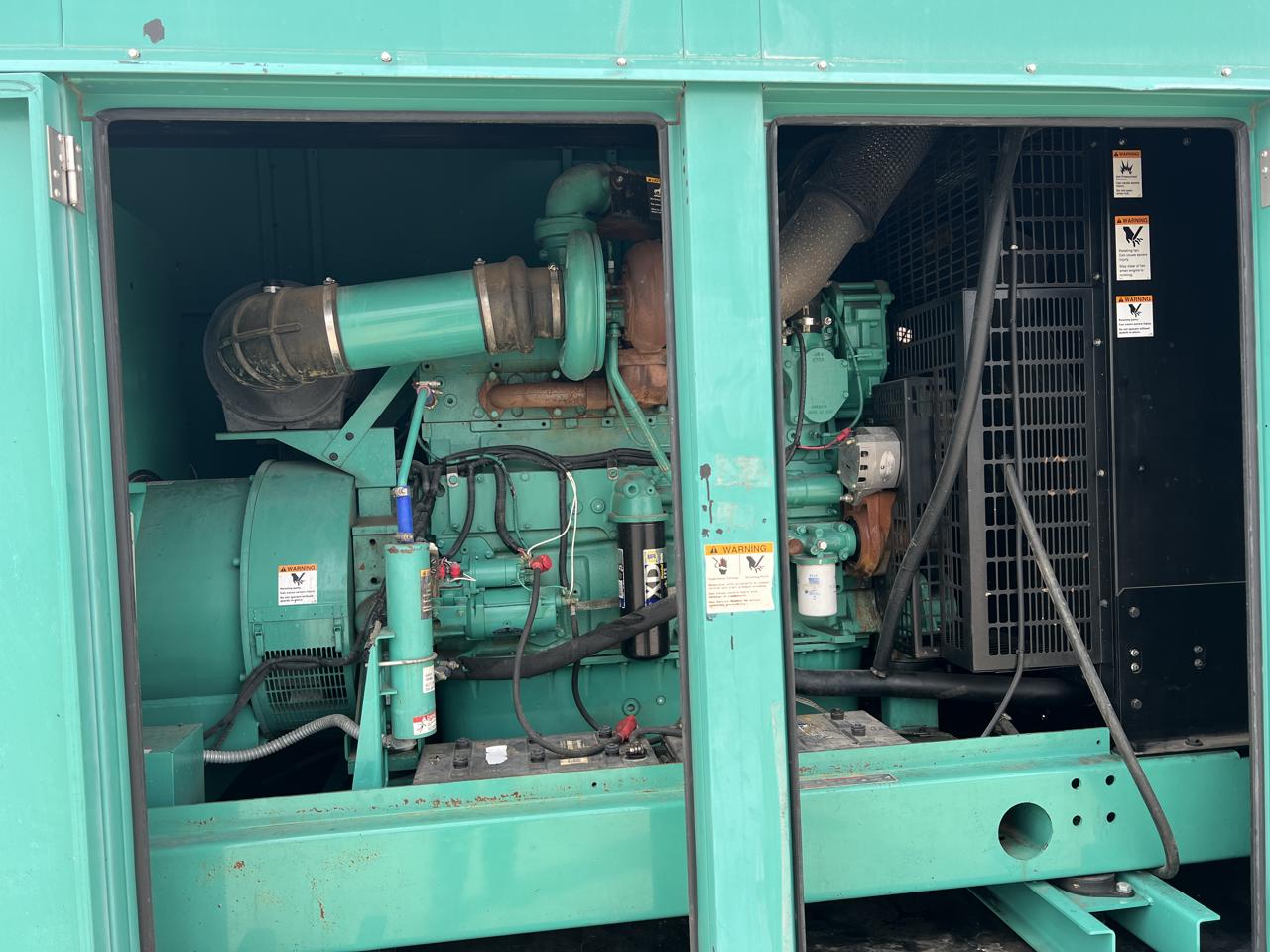 400 KW Cummins, Onan #DFEH-7211649, diesel generator set, enclosed, base fuel tank, 277/480 Volts, Tier 2 - Image 8