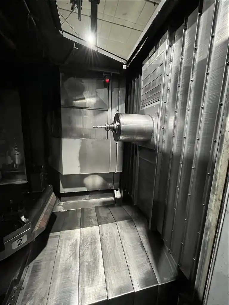 Hyundai Kia #HS-800, twin pallet CNC horizontal machining center, 41.3" X, 34.4" Y, 34.4" Z, 120 automatic - Image 5