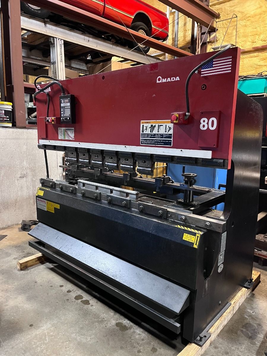 88 Ton, Amada #RGLD-8024, 2-Axis, Amada CNC control, 2000 - Image 1