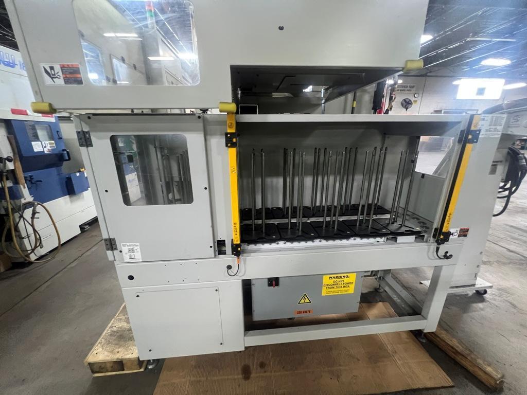 Muratec #MW-120, twin spindle CNC lathe, Fanuc Control, 11.6" swing, 13.39" cc, 3-jaw 8" chucks, 2018 - Image 4