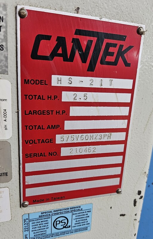 21 Spindle, Cantek #HS-21T, line boring multi drilling machne, 32mm between center, 3" drilling depth - Image 3