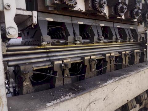 60" x .064" Maust #60x1-1/4, 6-high backed up precision leveler, 17 straightening rolls, manual crank adj. - Image 10
