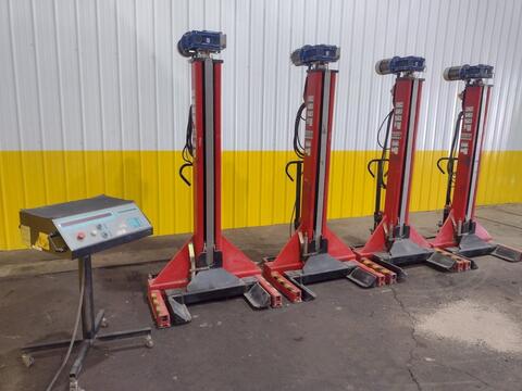 17000 lb. Eurogamma, portable column lifts jacks - Image 1