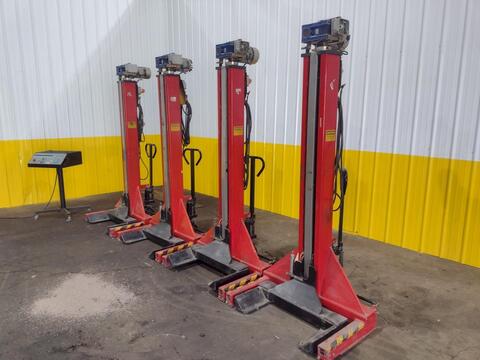 17000 lb. Eurogamma, portable column lifts jacks - Image 4