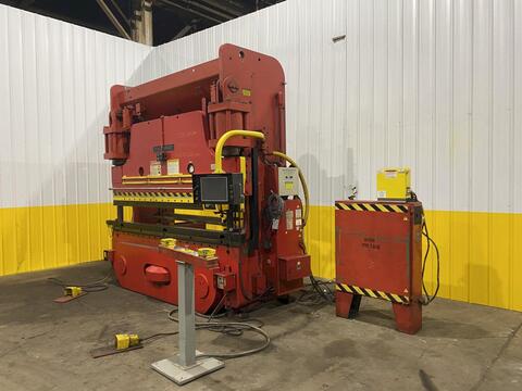 230 Ton, Cincinnati #230-8AS, hydraulic CNC press brake, 10' overall, 102" between housing, 10" stroke, 17" - Image 5