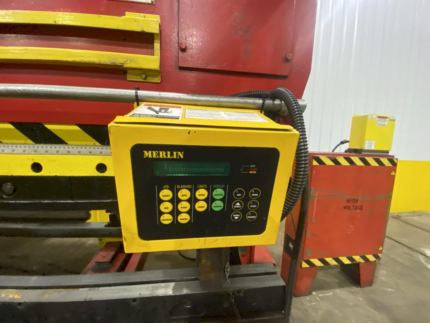 230 Ton, Cincinnati #230-8AS, hydraulic CNC press brake, 10' overall, 102" between housing, 10" stroke, 17" - Image 10