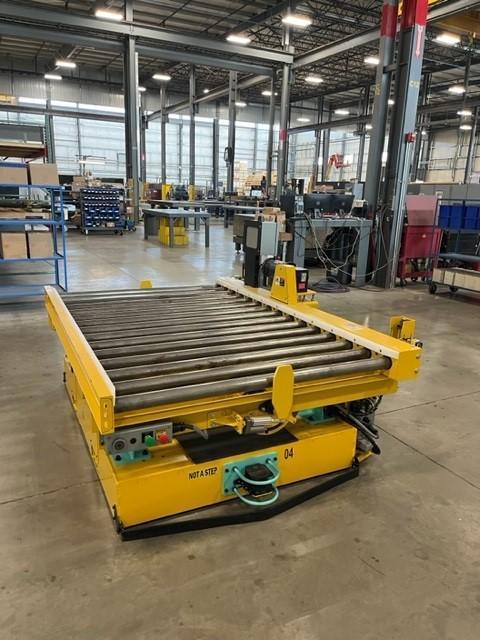 AGV System #SMTD5K, 500 lb. capacity, 28" conveyor height, 10" wheel diameter, Allen Bradley PLC controls - Image 3