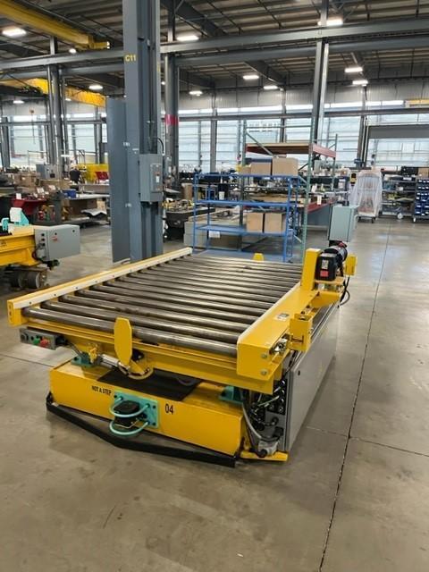 AGV System #SMTD5K, 500 lb. capacity, 28" conveyor height, 10" wheel diameter, Allen Bradley PLC controls - Image 4