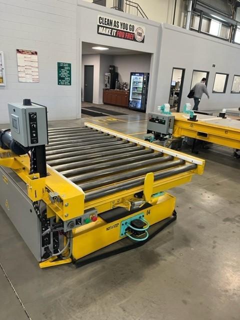 AGV System #SMTD5K, 500 lb. capacity, 28" conveyor height, 10" wheel diameter, Allen Bradley PLC controls - Image 5