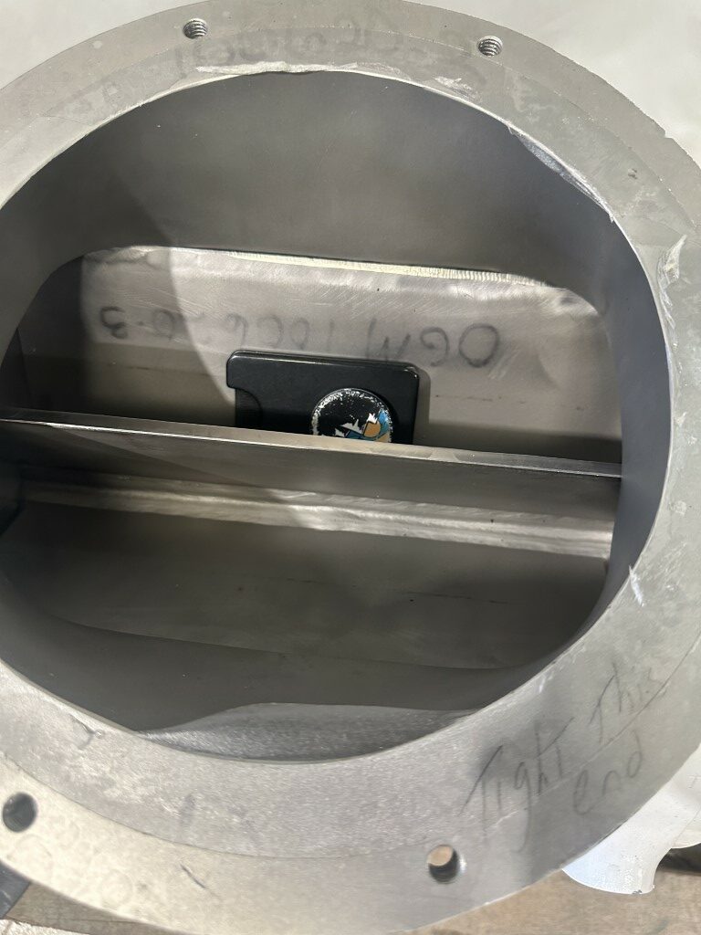 10" Nu-Con #DT-500, Rotary Airlock, Stainless Steel, 10" Inlet/Outlet, 13" H Inlet to Outlet, Rebuilt - Image 3