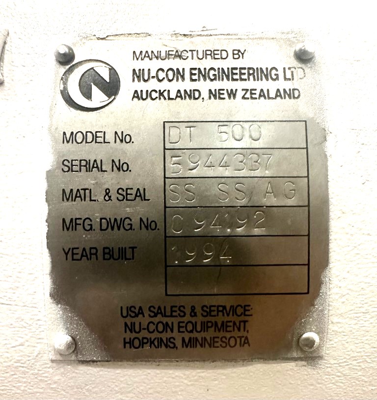 10" Nu-Con #DT-500, Rotary Airlock, Stainless Steel, 10" Inlet/Outlet, 13" H Inlet to Outlet, Rebuilt - Image 4