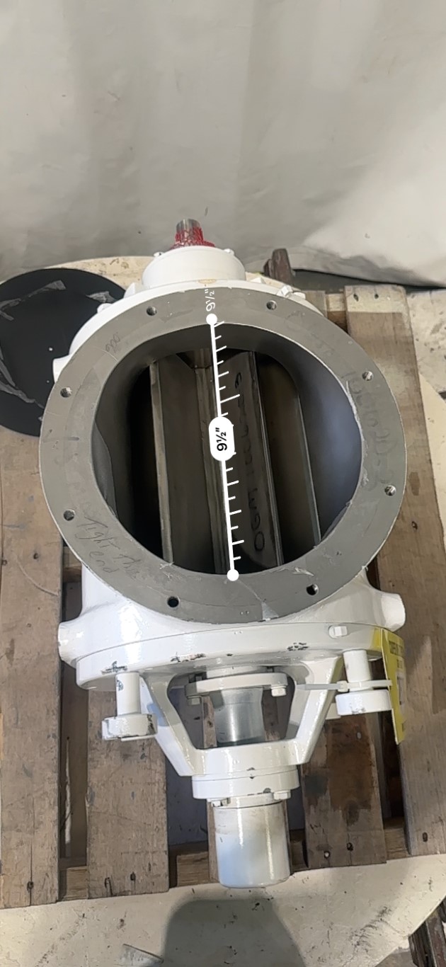 10" Nu-Con #DT-500, Rotary Airlock, Stainless Steel, 10" Inlet/Outlet, 13" H Inlet to Outlet, Rebuilt - Image 9