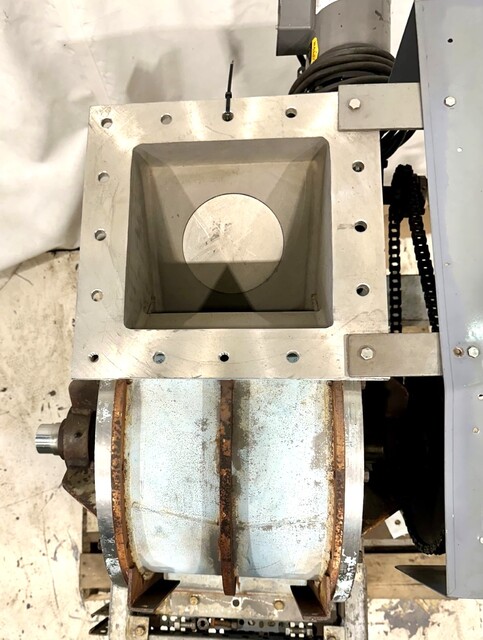10" Young, Rotary Valve, Stainless Steel, Side Entry Design, 10" x 10" Inlet/Outlet, 1 HP, 208-230-460 V - Image 4