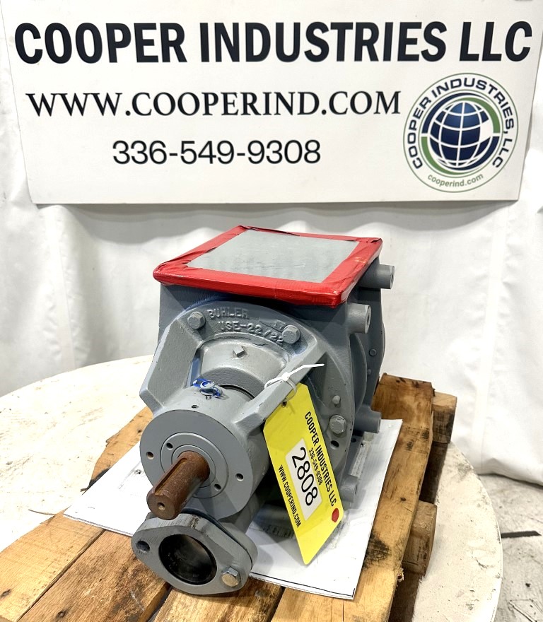 8" Buhler, Rotary Airlock, Carbon Steel, 8" x 8" Inlet w/10" x 10" Flange, 3" I.D. Blow Through Outlet, 13" H - Image 3